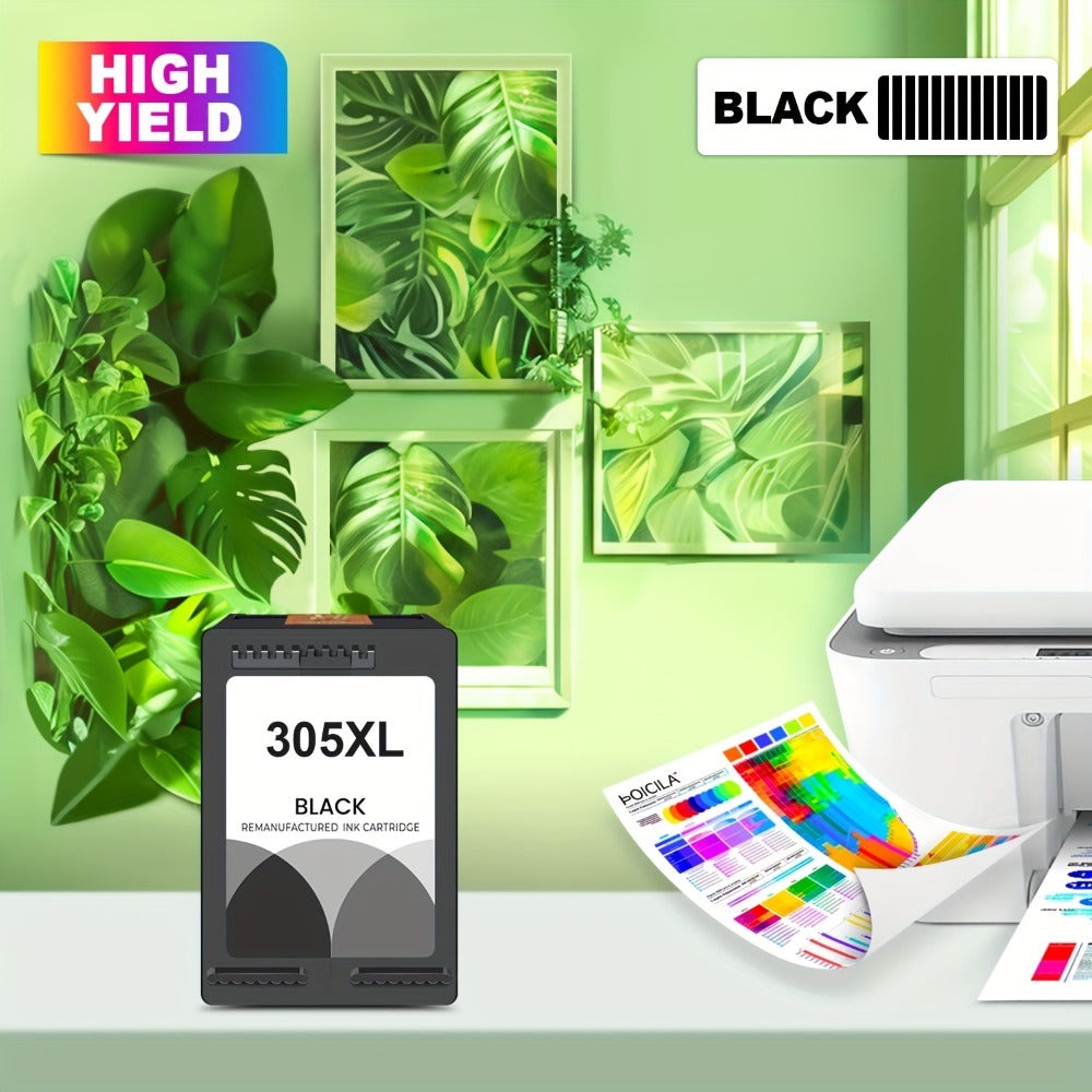 Carcasa de tinta para impresora 305XL Multipack | Reemplazo para HP 305XL Color Negro, Compatible con HP Deskjet 2800e, 2810e, 2820e, 2821e, 2822e, 2823e, 2800, 2810, 282