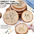 Marcador para quemar madera, 4 piezas de bolígrafo para pirograbado, marcador de pasta para pirograbado artístico de doble cara, para quemar diseños con precisión y facilidad en madera y manualidades, apto para principiantes y bricolaje en madera