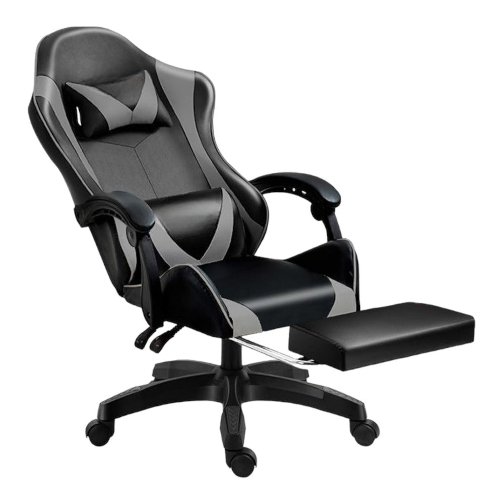 Silla Gaming para Escritorio, Oficina y Juegos Online Giratoria. Silla Cmoda de Altura Ajustable para Gaming ergonmica, de piel sintética. Silla racing de gaming videojuegos y de oficina. Es ergonmica y con diseño moderno (S001 7499 8499 )