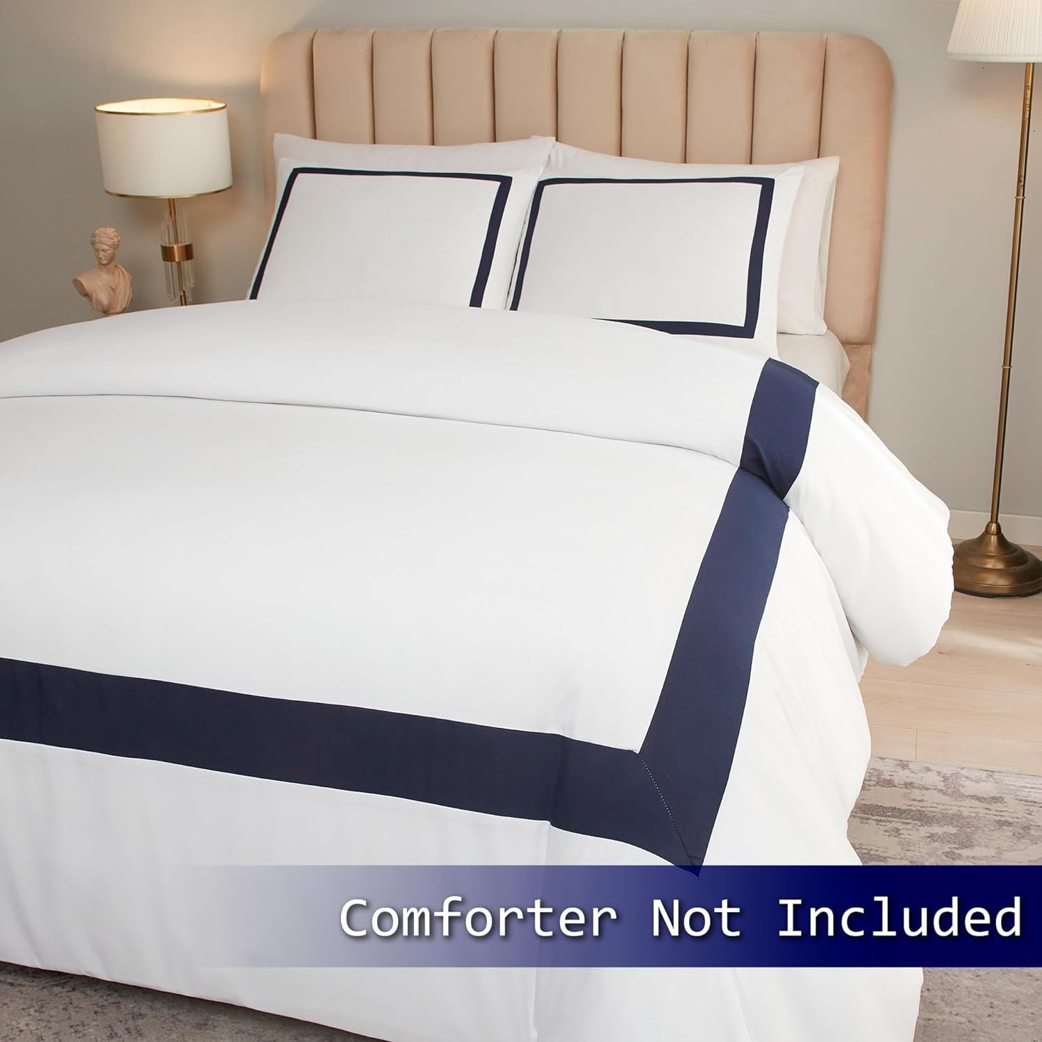 Juego de Funda Nórdica - Conjuntos de Edredón de Microfibra Suave y Lujosa con Fundas de Almohada - Cubierta para Edredón de Calidad Hotelera Sin Planchar
