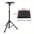 Reposabrazos de tatuaje ajustable de 65-125 cm - Reposabrazos transportable con pies de goma antideslizantes para estudios y tratamientos de tatuajes