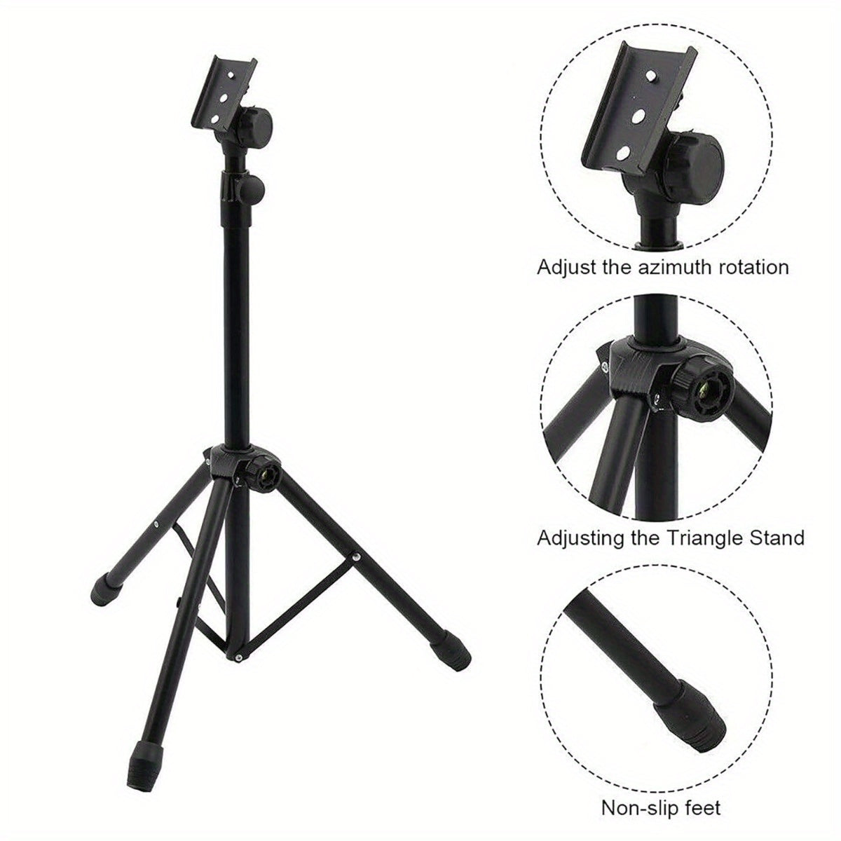 Reposabrazos de tatuaje ajustable de 65-125 cm - Reposabrazos transportable con pies de goma antideslizantes para estudios y tratamientos de tatuajes