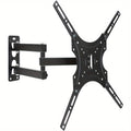 Soporte de pared universal giratorio e inclinable para TV, soporte para TV o monitores planos o curvos de 81.28-139.7 cm