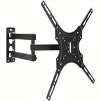 Soporte de pared universal giratorio e inclinable para TV, soporte para TV o monitores planos o curvos de 81.28-139.7 cm
