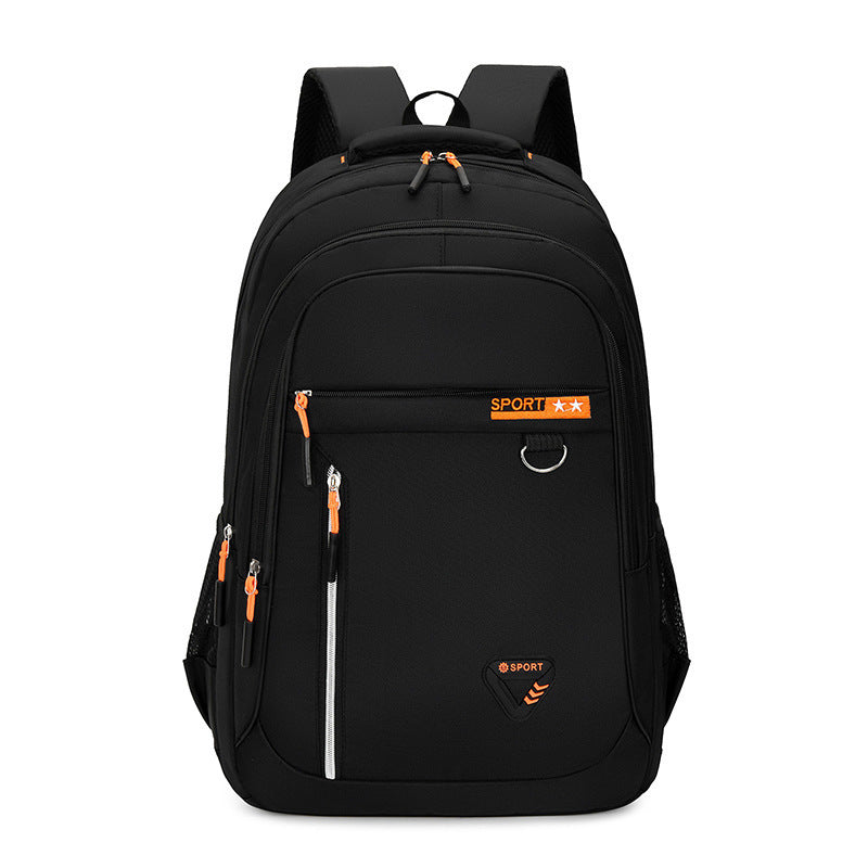 1 pieza de mochila de negocios Vanaheimr para estudiantes universitarios - Compartimento ligero para portátil, correas de hombro ajustables, forro de poliéster duradero, negro, perfecta para la escuela, el trabajo o el viaje, regalo ideal de cumpleaños, m