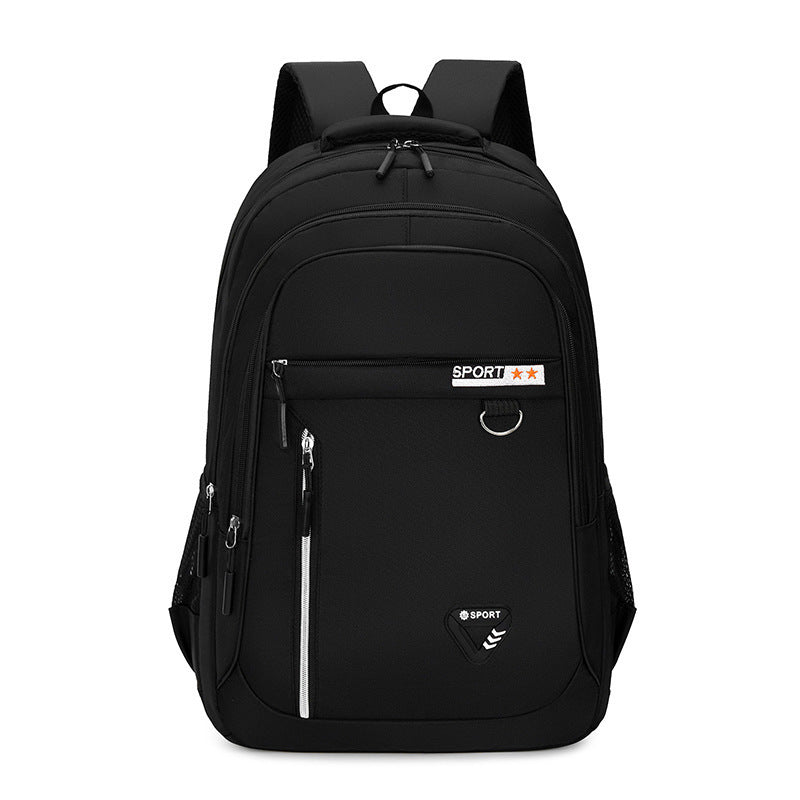 1 pieza de mochila de negocios Vanaheimr para estudiantes universitarios - Compartimento ligero para portátil, correas de hombro ajustables, forro de poliéster duradero, negro, perfecta para la escuela, el trabajo o el viaje, regalo ideal de cumpleaños, m