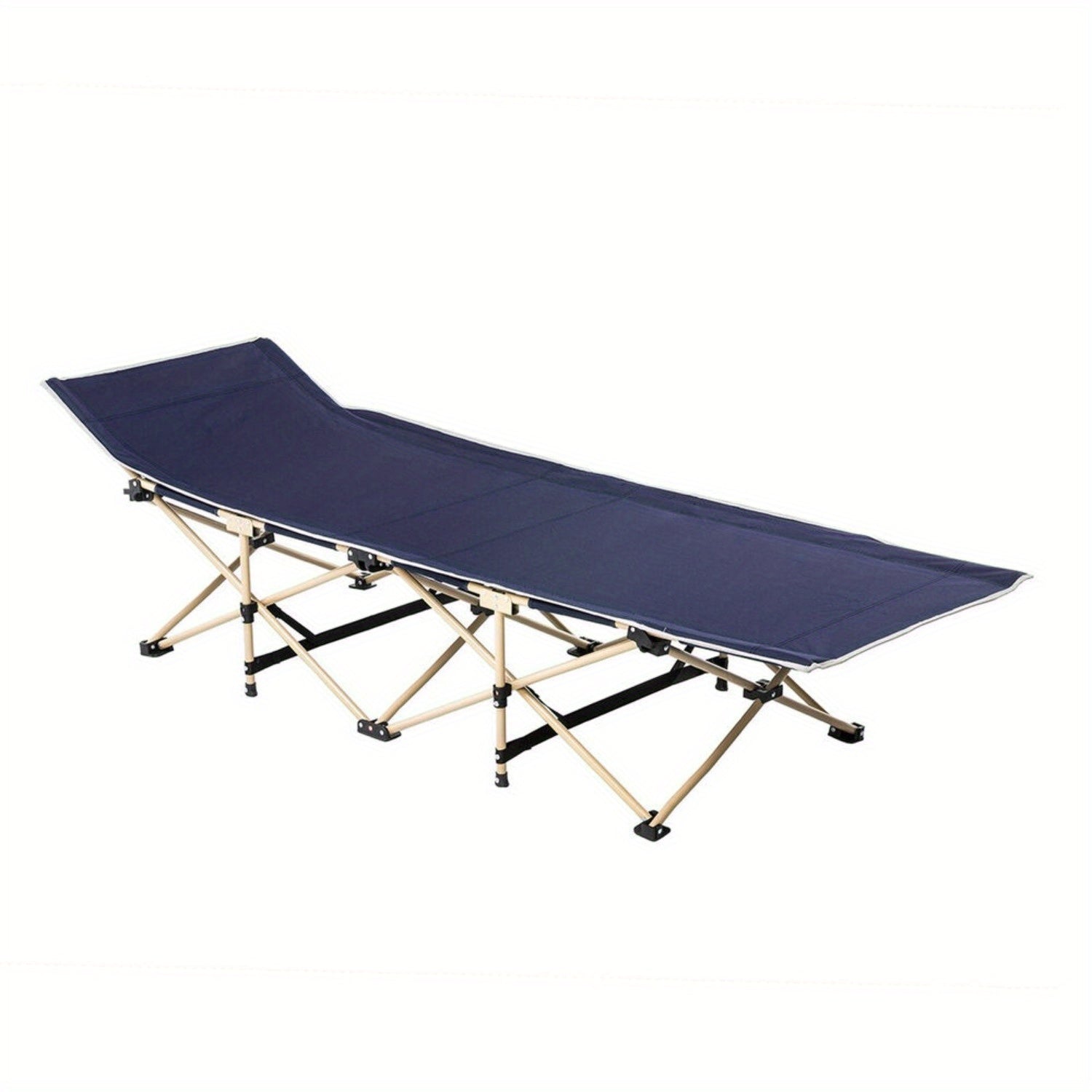 Cama de campamento de 190 cm, cama de campamento plegable, cama de invitado de 250 kg
