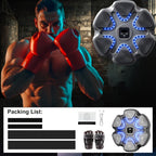 Máquina de boxeo de pared con música y guantes, con tecnología inteligente y nueve modos de velocidad para un entrenamiento