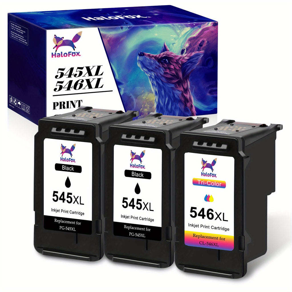Cartucho de tinta | 3 Paquetes PG-545 CL-546 XL PG-545XL CL-546XL Reemplazo para Cartuchos de Impresora Canon 545 546 Multipack para Canon Pixma