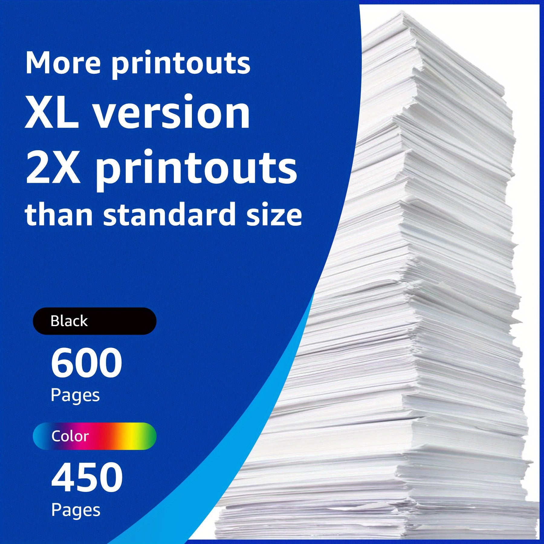 Cartucho de tinta | Paquete de 3 cartuchos de impresora multipack compatibles con HP 302XL HP 302 para HP DeskJet 1110, DeskJet 2130 3630 3636