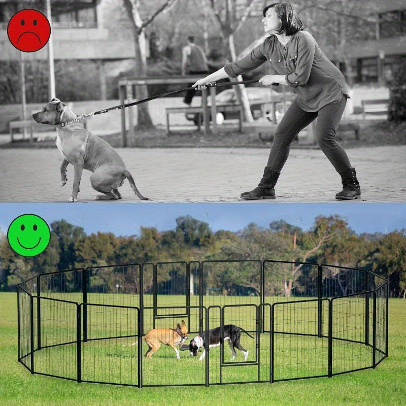 Corral modular para mascotas pequeñas | Interior, exterior y zona segura