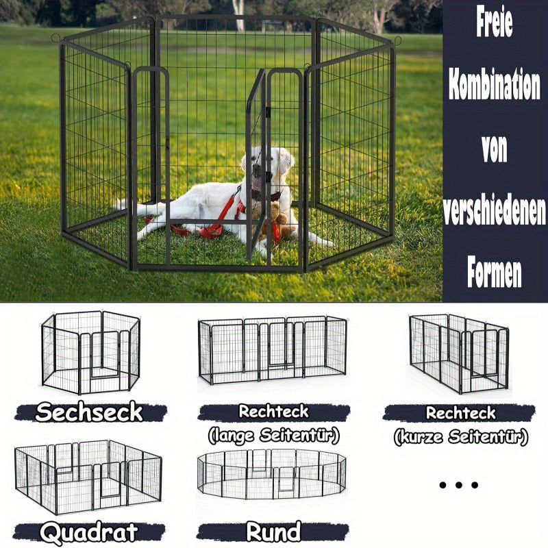 Corral modular para mascotas pequeñas | Interior, exterior y zona segura