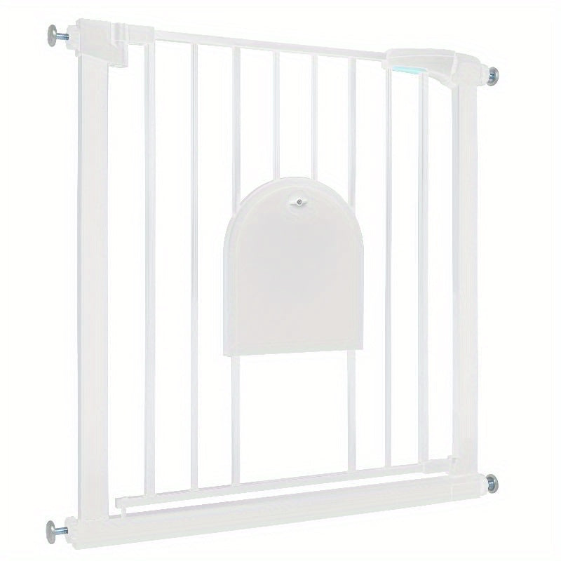 Puerta de seguridad para escaleras y puerta para animales, puerta de seguridad N Stop sin taladrar con rejilla de metal