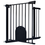 Puerta de seguridad para escaleras y puerta para animales, puerta de seguridad N Stop sin taladrar con rejilla de metal