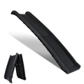 Rampa para perros plegable de plástico, escaleras para mascotas, rampa de acceso antideslizante con topes de goma hasta 90 kg, 156 x 40 cm, negra