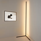 Lámpara de pie de esquina de 1/2 piezas, lámpara de pie LED de cambio de color, ajustable de 56 pulgadas (aprox. 142 cm) con sincronización de música, lámpara de esquina de iluminación ambiental moderna, con control remoto y por APP, modo creativo DIY y t