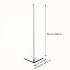 Lámpara de pie de esquina de 1/2 piezas, lámpara de pie LED de cambio de color, ajustable de 56 pulgadas (aprox. 142 cm) con sincronización de música, lámpara de esquina de iluminación ambiental moderna, con control remoto y por APP, modo creativo DIY y t