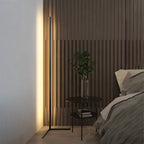 Lámpara de pie de esquina de 1/2 piezas, lámpara de pie LED de cambio de color, ajustable de 56 pulgadas (aprox. 142 cm) con sincronización de música, lámpara de esquina de iluminación ambiental moderna, con control remoto y por APP, modo creativo DIY y t