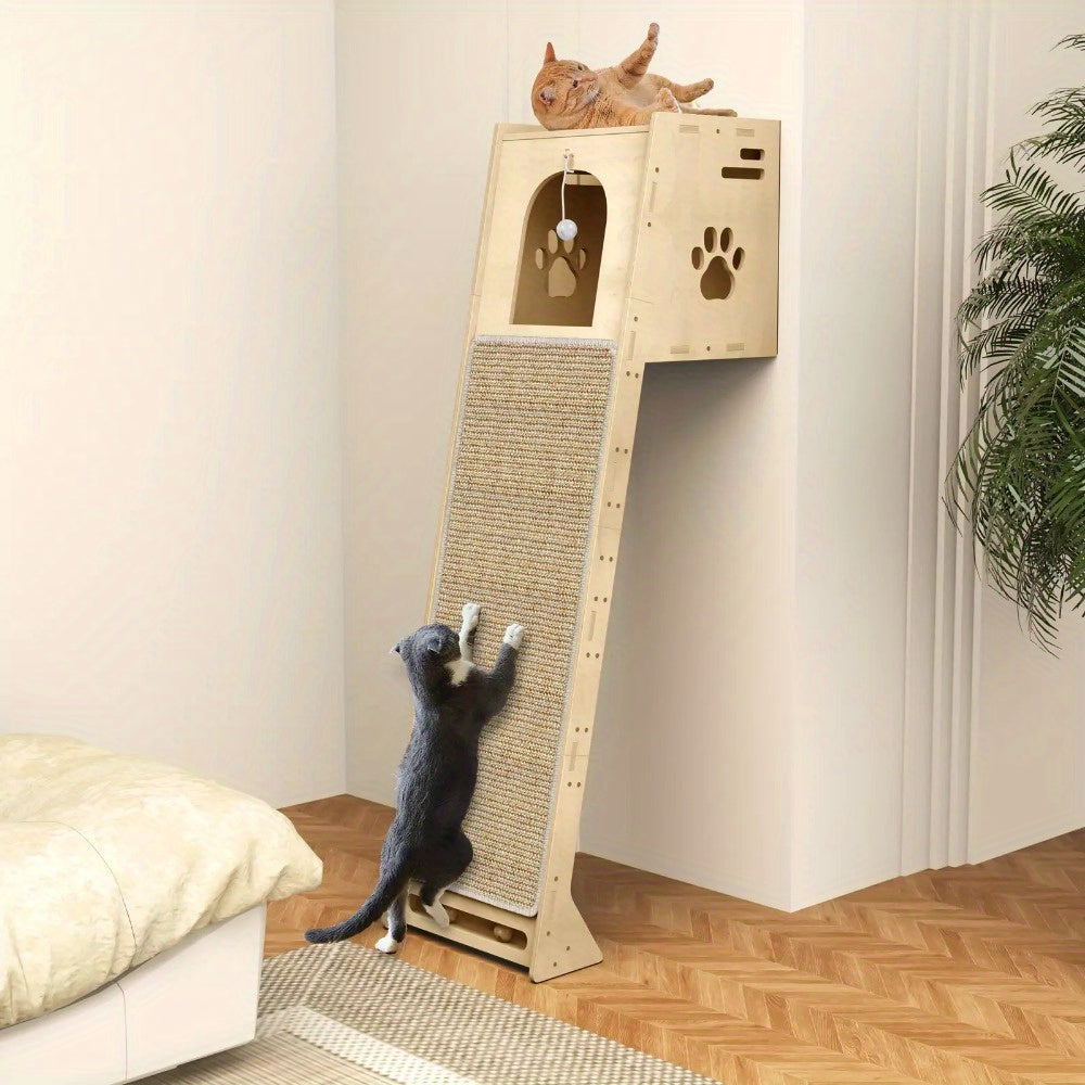 Rascador para gatos 150 cm | Juego y cuidado de las uñas