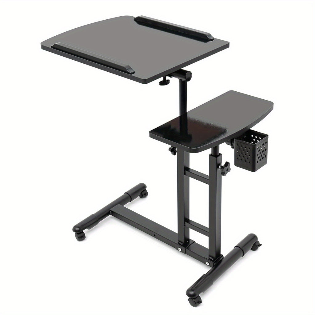 Estación de trabajo para tatuajes con soporte para reposabrazos, estación de trabajo móvil para tatuajes con altura ajustable, soporte rodante con bandeja portátil, suministro de equipo de dibujo para artista de tatuajes de estudio