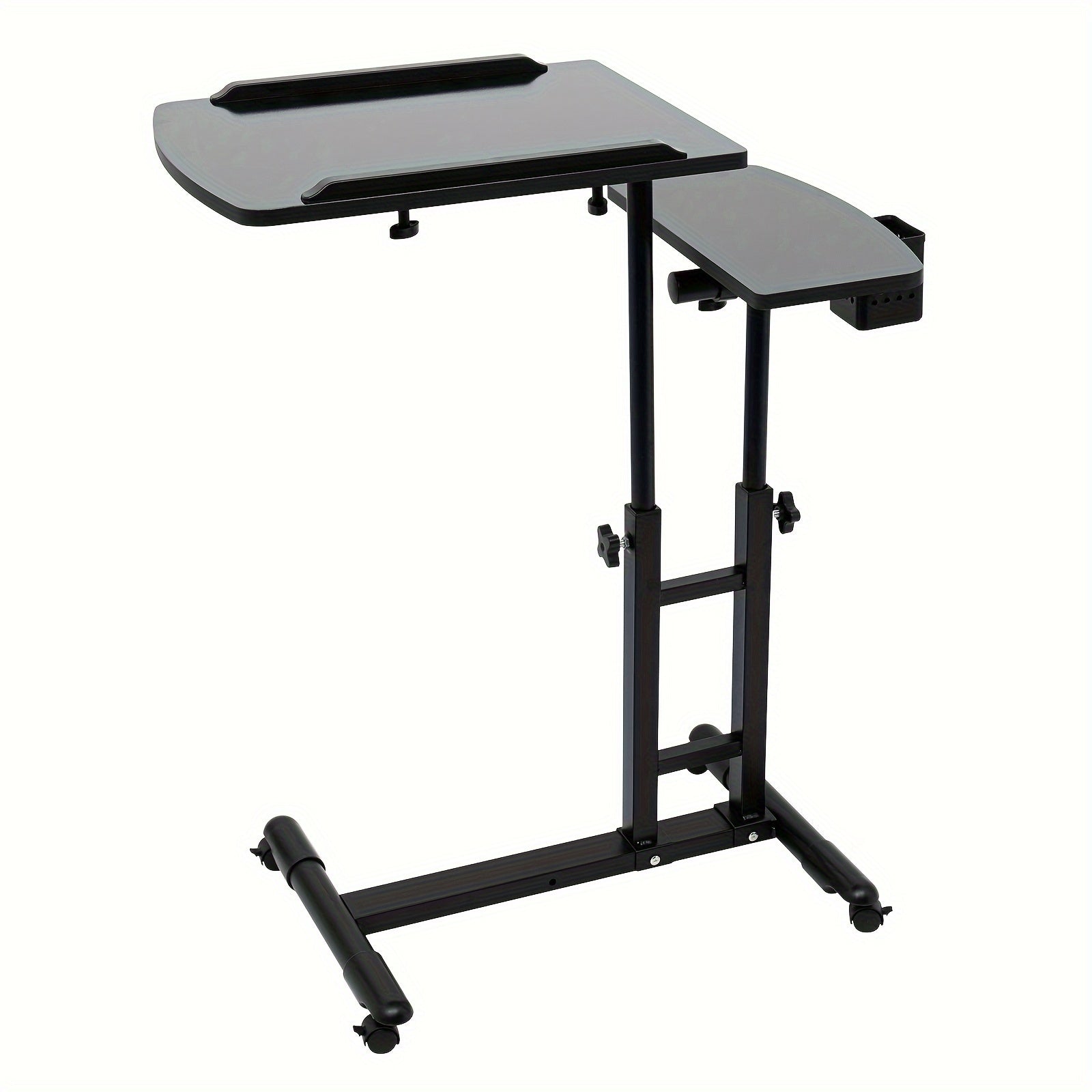 Estación de trabajo para tatuajes con soporte para reposabrazos, estación de trabajo móvil para tatuajes con altura ajustable, soporte rodante con bandeja portátil, suministro de equipo de dibujo para artista de tatuajes de estudio