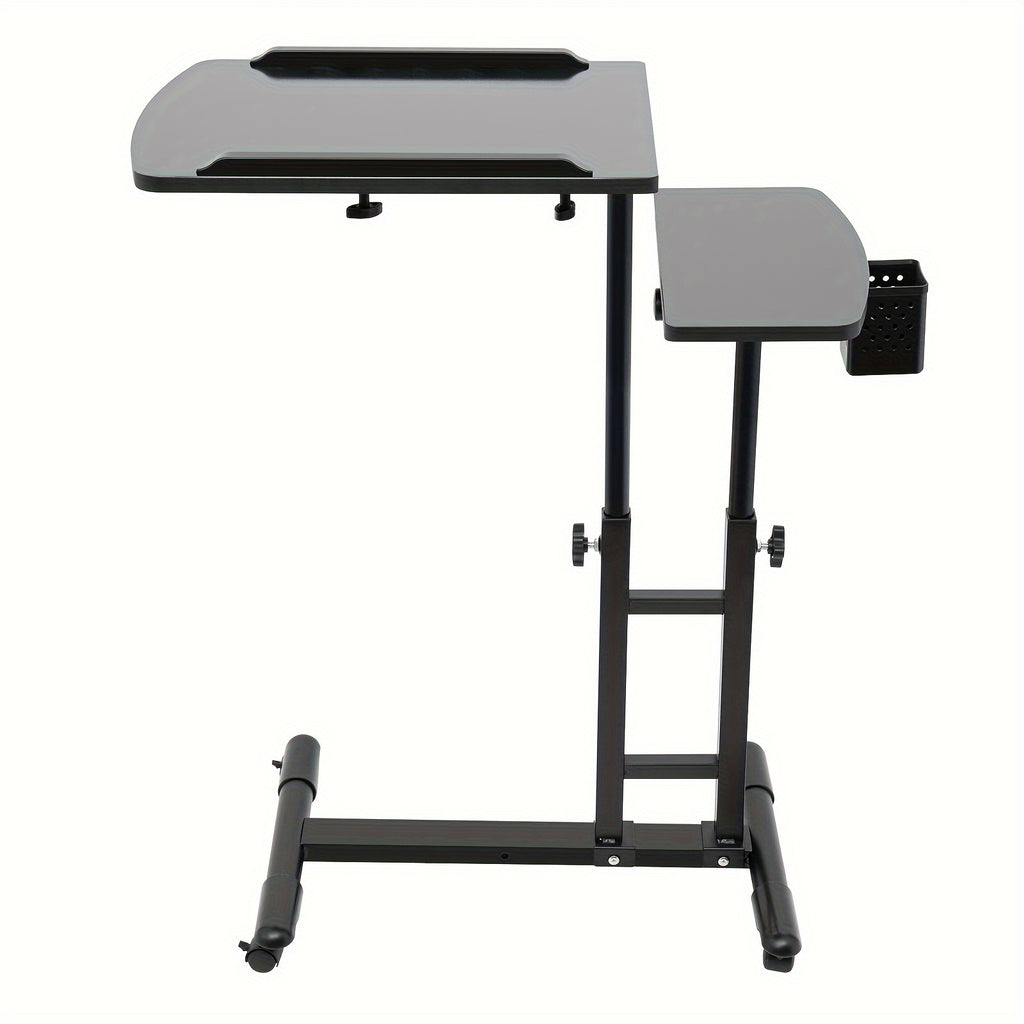 Estación de trabajo para tatuajes con soporte para reposabrazos, estación de trabajo móvil para tatuajes con altura ajustable, soporte rodante con bandeja portátil, suministro de equipo de dibujo para artista de tatuajes de estudio