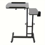 Estación de trabajo para tatuajes con soporte para reposabrazos, estación de trabajo móvil para tatuajes con altura ajustable, soporte rodante con bandeja portátil, suministro de equipo de dibujo para artista de tatuajes de estudio