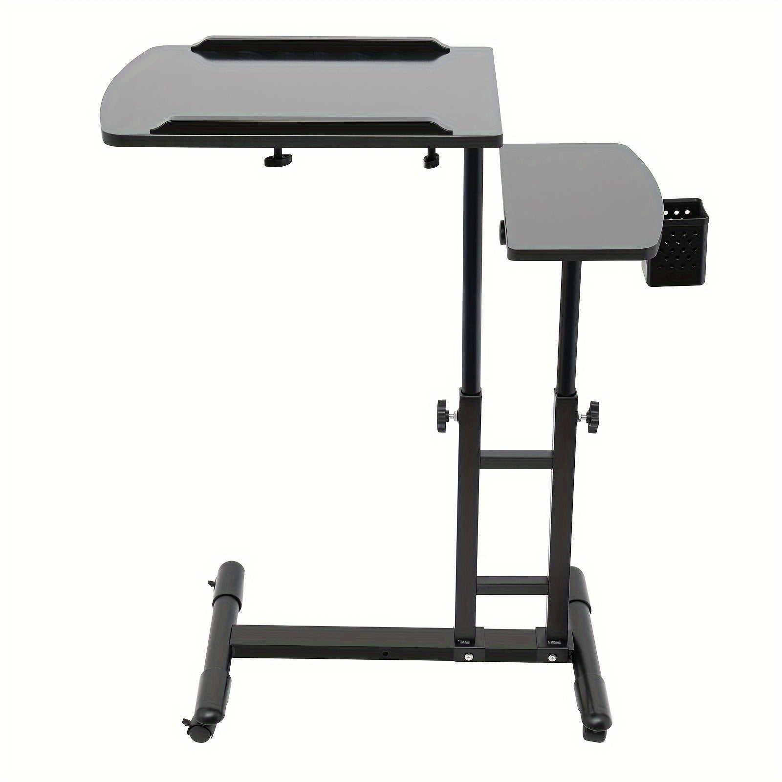 Estación de trabajo para tatuajes con soporte para reposabrazos, estación de trabajo móvil para tatuajes con altura ajustable, soporte rodante con bandeja portátil, suministro de equipo de dibujo para artista de tatuajes de estudio