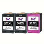 Cartucho de tinta | Cartucho de impresora compatible con HP 302XL HP 302 Multipack para HP Deskjet 1110, Deskjet 2130 3630 3636 3639, Officejet