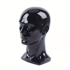 Cabeza de exhibición de PVC para mostrar pelucas, auriculares, sombreros y joyas