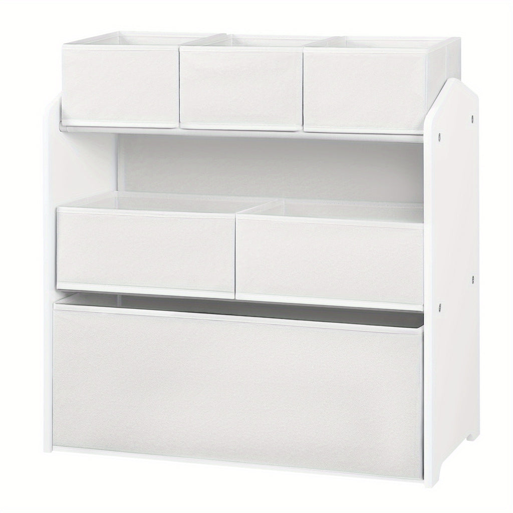 Armario de almacenamiento de una pieza con seis cajones, ideal para organizar y decorar tu hogar. Esta caja de almacenamiento no tejida es perfecta para varias habitaciones, incluyendo la sala de estar, el dormitorio y el baño. Las dimensiones son de 63X6