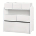 Armario de almacenamiento de una pieza con seis cajones, ideal para organizar y decorar tu hogar. Esta caja de almacenamiento no tejida es perfecta para varias habitaciones, incluyendo la sala de estar, el dormitorio y el baño. Las dimensiones son de 63X6