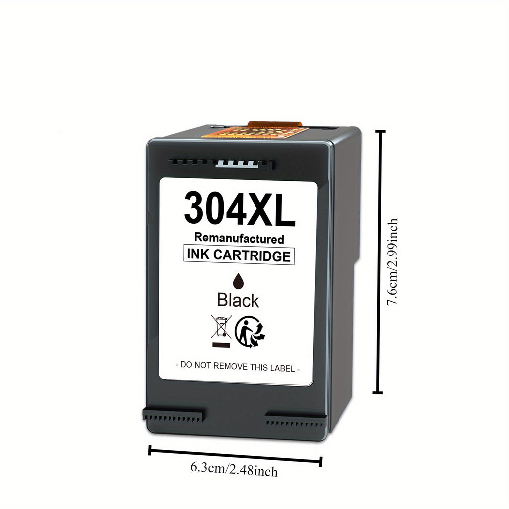 Cartucho de tinta | 304 XL Compatible con HP 304 304XL Cartucho de tinta para AMP 130, ENVY 5010 5020 5030 5032 5050, DeskJet 2622 2630 2632 2633