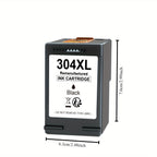 Cartucho de tinta | 304 XL Compatible con HP 304 304XL Cartucho de tinta para AMP 130, ENVY 5010 5020 5030 5032 5050, DeskJet 2622 2630 2632 2633