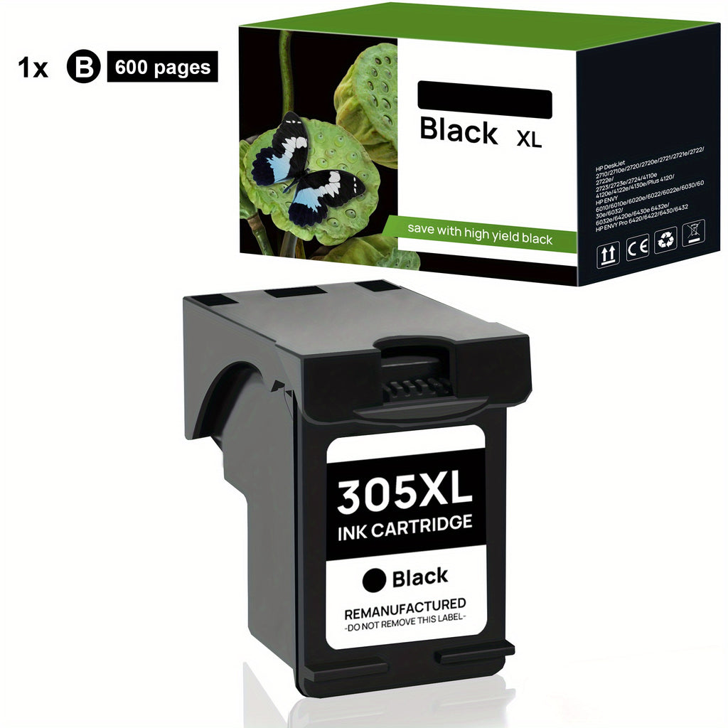 Cartucho de tinta | Cartucho de Tinta 305XL para HP 305 305XL Compatibles con HP DeskJet 2700 2710 2720 2722 DeskJet Plus 4100 4120 4130 Envy