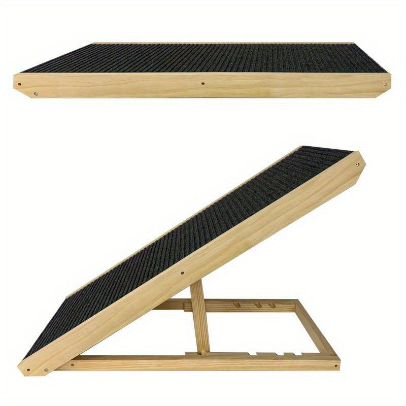 Rampa plegable para perros 100 kg 60 cm | Cama sofá coche y acceso de mascotas