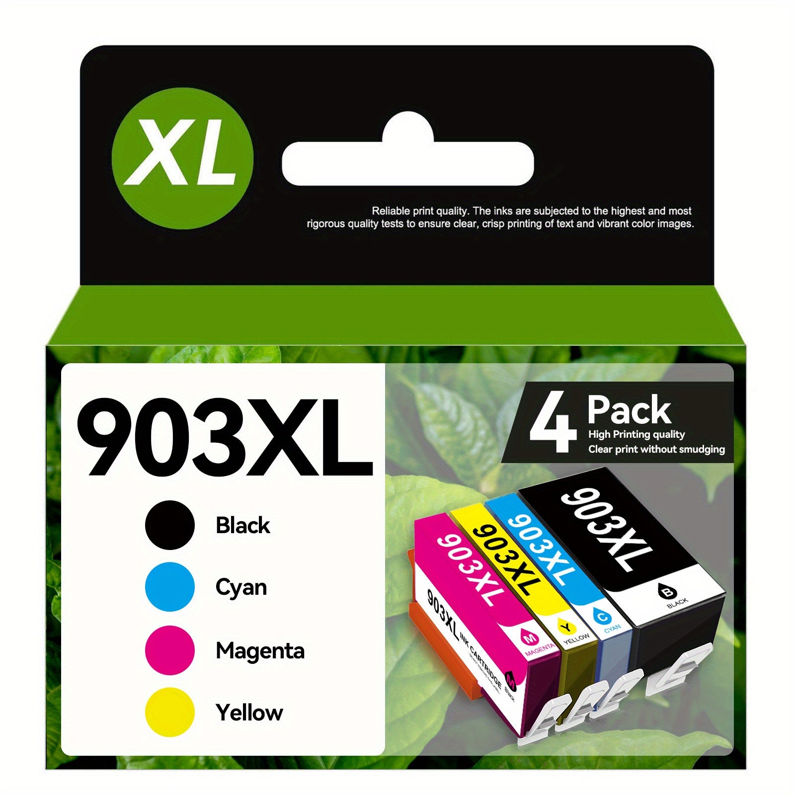903 903XL Cartuchos de impresora multipack compatibles con cartuchos de impresora HP 903 para HP Officejet Pro 6970 6960 para Officejet 6950 6960 Impresora todo en uno (negro azul rojo amarillo)