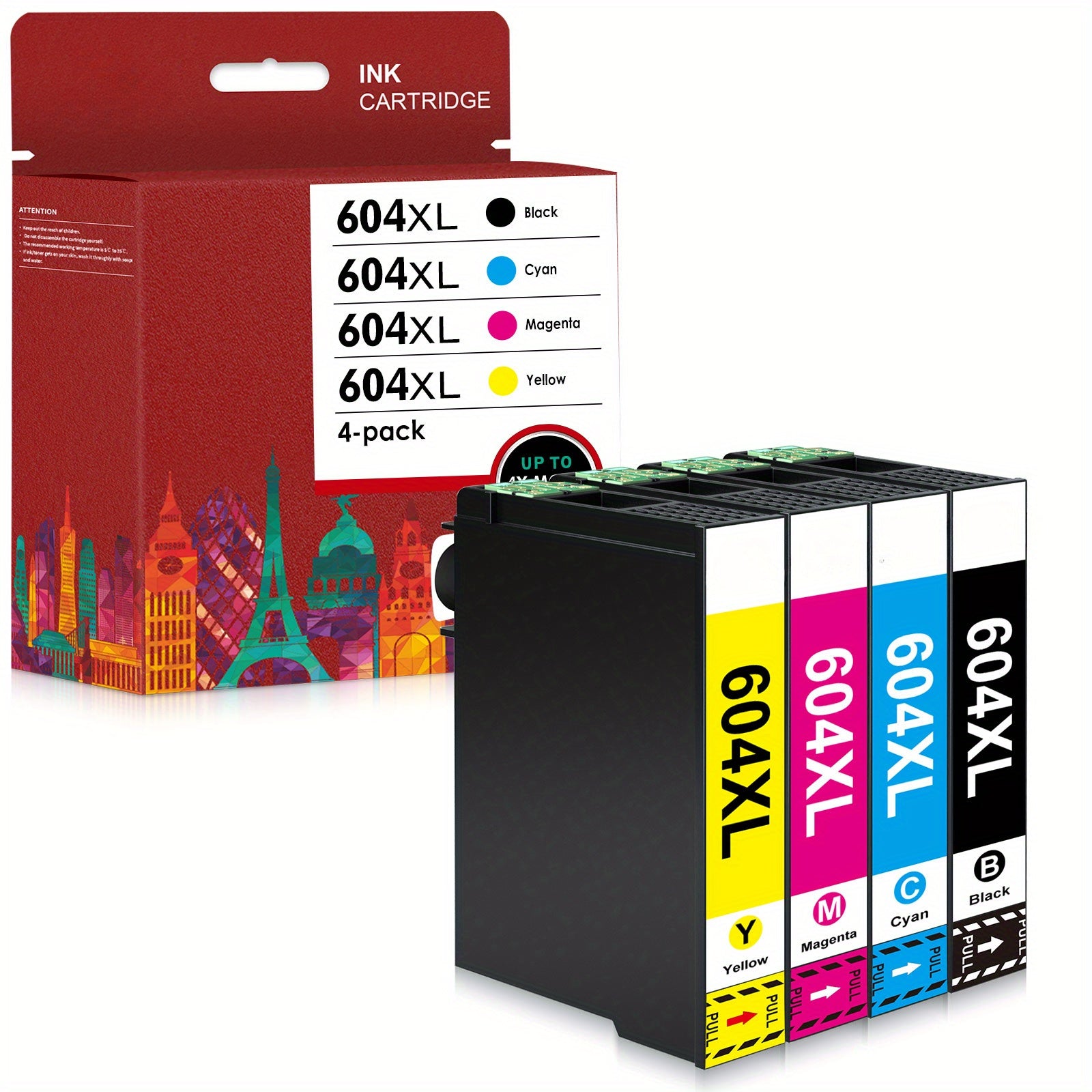 Cartuchos Epson 604XL compatibles, multipack de 4 a 10 unidades