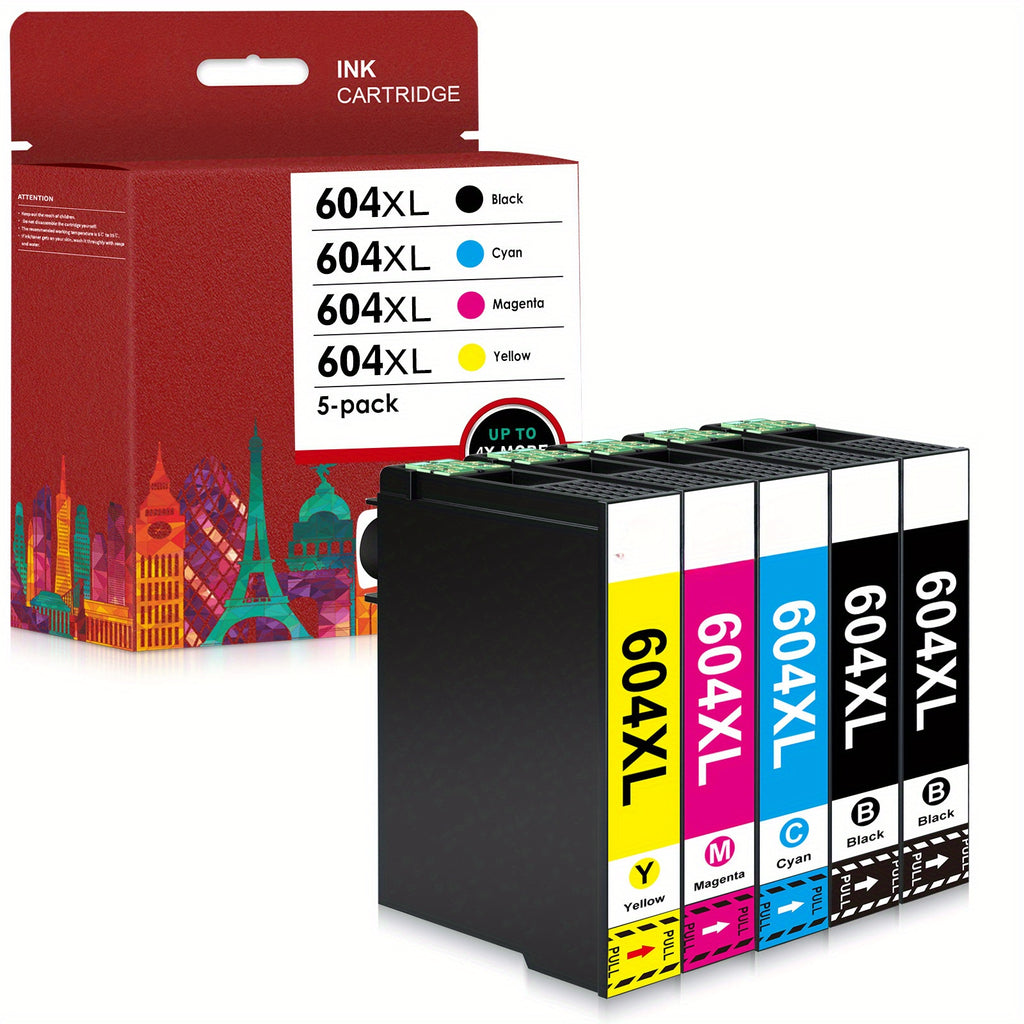 Cartuchos Epson 604XL compatibles, multipack de 4 a 10 unidades