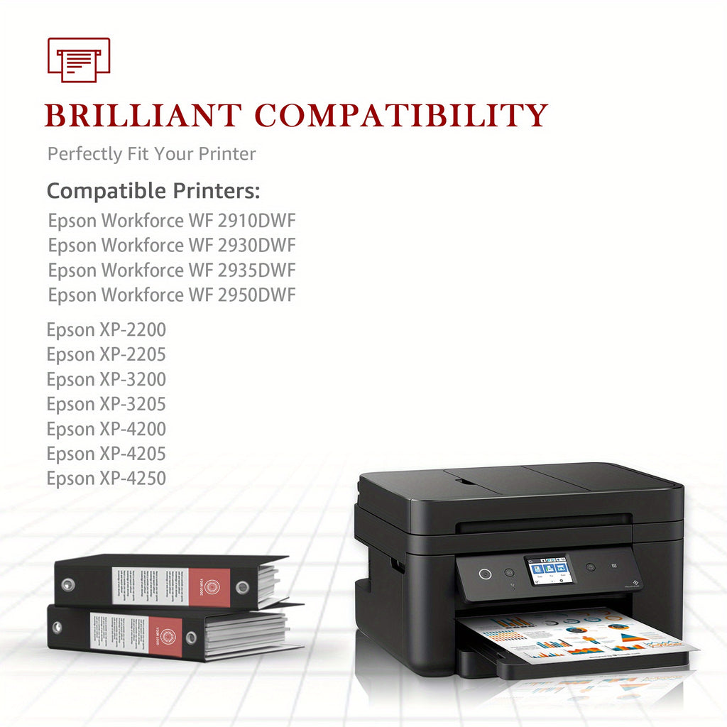 Cartuchos Epson 604XL compatibles, paquete de 10 para XP y Workforce