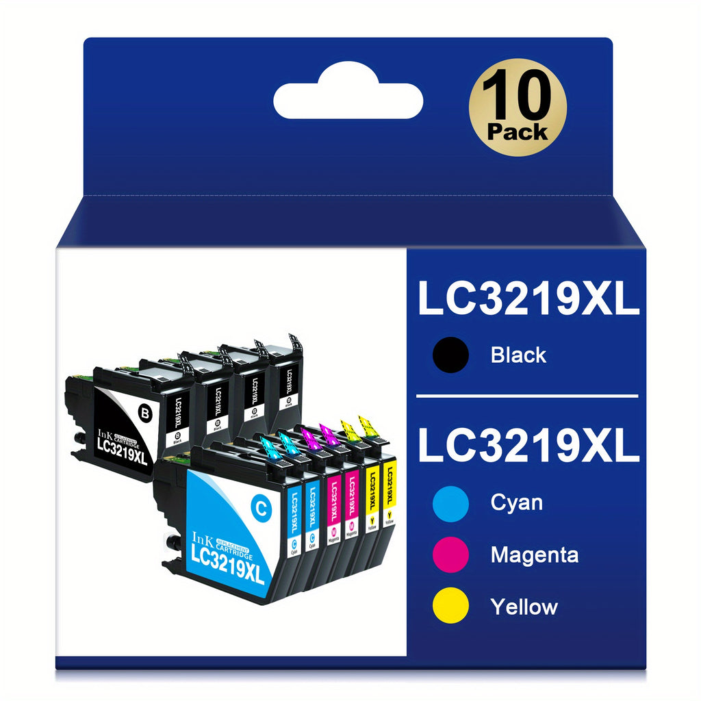 Cartucho de tinta | Cartuchos de impresora LC3219XL LC3219, compatibles con LC3217 LC 3219 XL LC 3219XL para Brother LC3219XL LC 3217 LC-3219XL