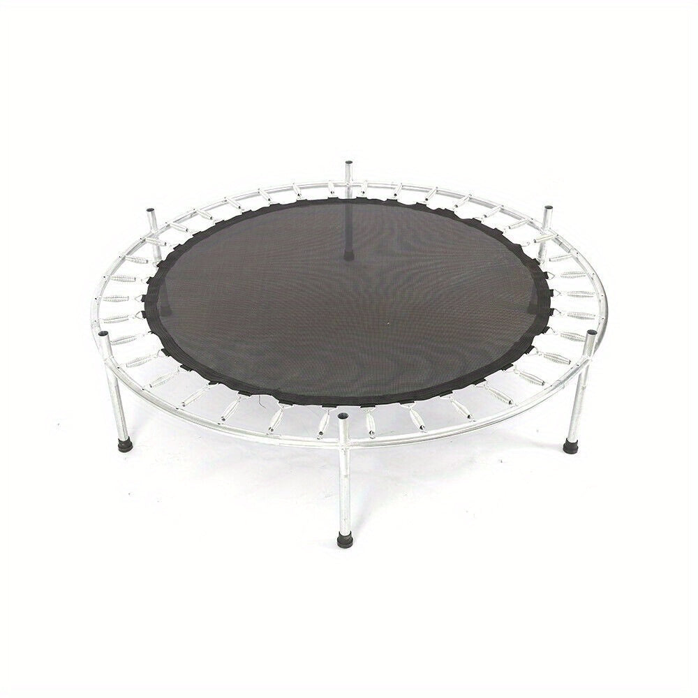 Mini trampolín de 152.4 cm con cubierta de red de seguridad y accesorios, Space Hopper gratuito, para uso en interiores y exteriores, rojo