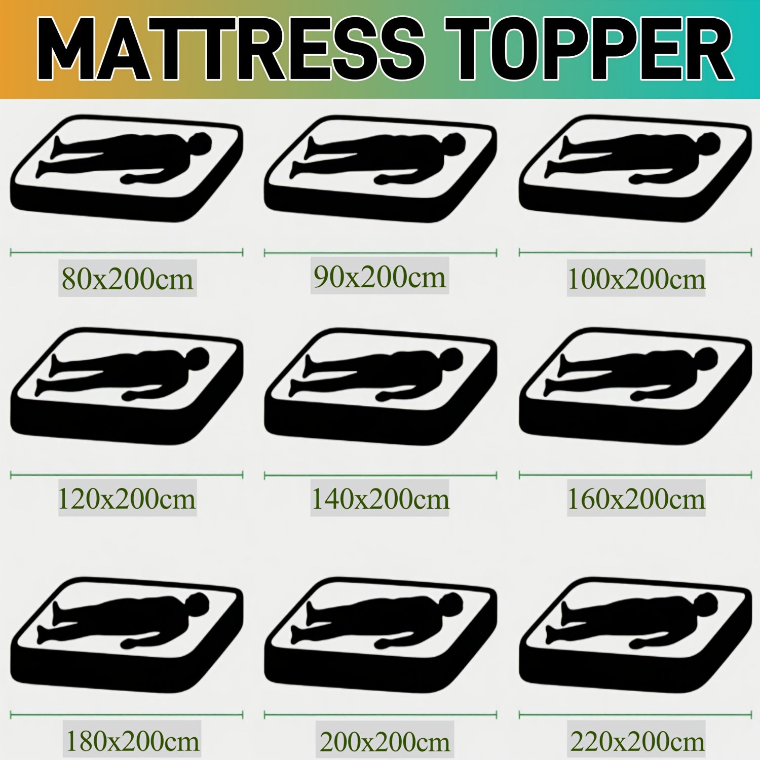 Topper de colchón de calidad hotelera, patrón acolchado único, suave y cómodo, apto para todas las estaciones, relleno de fibra rica de 800 GSM, lavable a máquina, práctico para guardar.