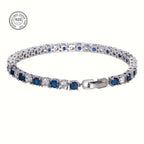Pulsera Plateada para Mujer 925, para Doctora Maestra Fiesta Nocturna Festival de Música, Regalo para el Día de la Madre, Día de San Valentín, Regalo de Novia, Pulsera de Novia, Moderna y Lujosa, Adecuada para Reuniones Diarias, Ropa de Fiesta, con Caja d