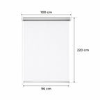 Persiana Térmica • BLANCA • 32 Tamaños • BOJANEK TERMO • Soportes Ajustables • Instalación en Ventana Sin Taladro • Mecanismo de Cadena • Protección Solar y Térmica • Ideal para Sala, Dormitorio, Cocina, Oficina • Persiana Térmica Blanca Día y Noche • Est
