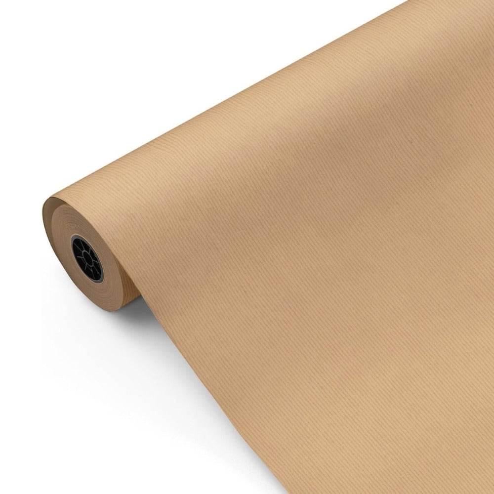1 Rollo de papel kraft marrón 60 cm × 15 m – Papel en bobina multiuso para embalaje, envolver regalos, patronaje, manualidades, artesanía, decoración e industria
