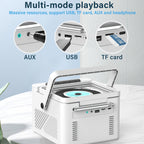 Reproductor portátil de CD y casete para música, radio y grabación