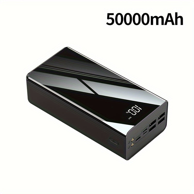 Batería externa de 50000 mAh para viajes camping y carga de emergencia | 50000 mAh