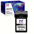 Cartuchos de tinta | Cartuchos 305 XL Compatibles con HP 305 para Impresoras DeskJet 2720e, Envy 6000, 4120e, Pro 6430 y 6420 (1 )