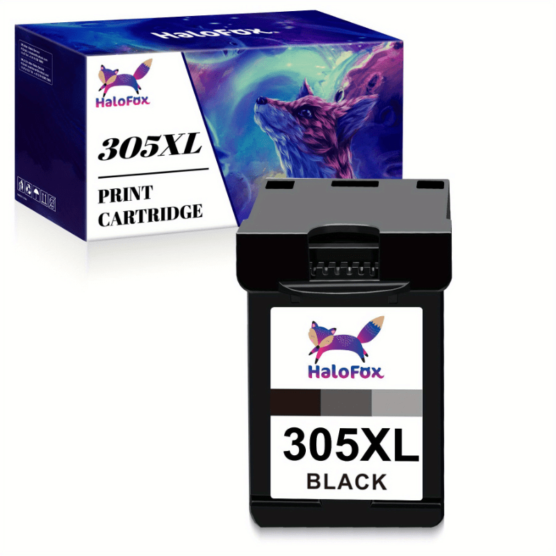 Cartuchos de tinta | Cartuchos 305 XL Compatibles con HP 305 para Impresoras DeskJet 2720e, Envy 6000, 4120e, Pro 6430 y 6420 (1 )